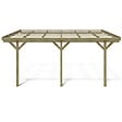 ALTANKA - Carport, abri de voiture  3x5.24 m - 15 m2 - adossé  - CAR7-2 - vignette