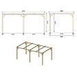 ALTANKA - Carport, abri de voiture  3x5.1 m - 15.3 m2 - CAR1 - vignette