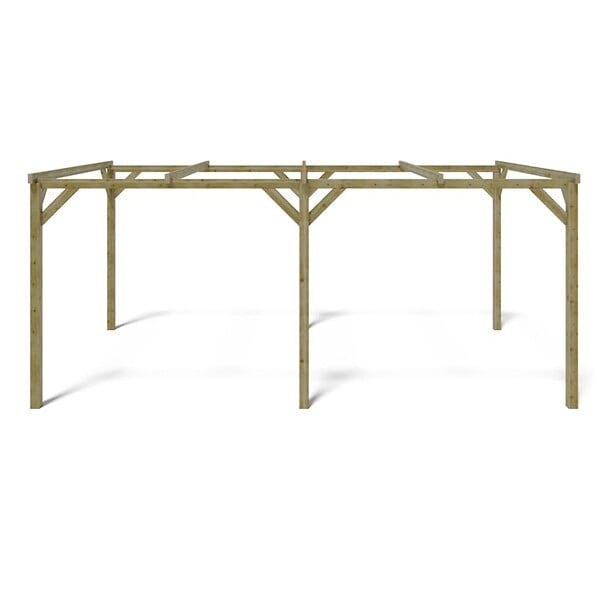 ALTANKA - Carport, abri de voiture  3x5.1 m - 15.3 m2 - CAR1 - large