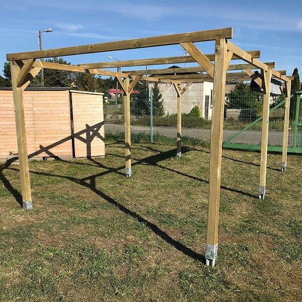 ALTANKA - Carport, abri de voiture  3x5.1 m - 15.3 m2 - CAR1 - large