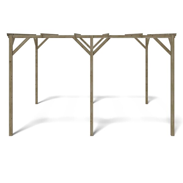 ALTANKA - Carport, abri de voiture  3x4 m - 12 m2 - CAR13 - large