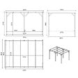 ALTANKA - Carport, abri de voiture  3x4 m - 12 m2 - CAR13 - vignette
