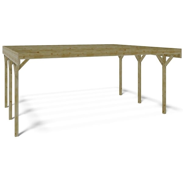 ALTANKA - Carport, abri de voiture  6.06x5.03 m - 30.48 m2 - CAR5 - large
