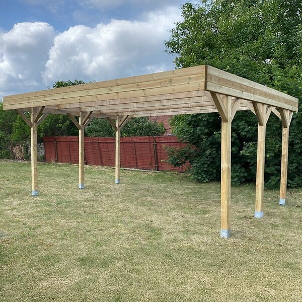 ALTANKA - Carport, abri de voiture  6.06x5.03 m - 30.48 m2 - CAR5 - large