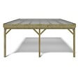 ALTANKA - Carport, abri de voiture  5.8x5.06 m - 29 m2 - couverture PVC  - CAR23PVCTR - vignette