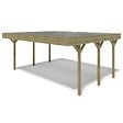 ALTANKA - Carport, abri de voiture  6.06x5.03 m - 30 m2 - couverture PVC  - CAR5PVCTR - vignette