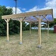 ALTANKA - Carport, abri de voiture  6.06x5.03 m - 30 m2 - couverture PVC  - CAR5PVCTR - vignette