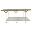 ALTANKA - Carport, abri de voiture  3.04x5.12 m - 15.57 m2 - couverture PVC  - CAR16PVCTR - vignette