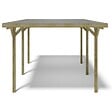 ALTANKA - Carport, abri de voiture  3.04x5.12 m - 15.57 m2 - couverture PVC  - CAR16PVCTR - vignette