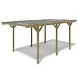 ALTANKA - Carport, abri de voiture  3.04x5.12 m - 15.57 m2 - couverture PVC  - CAR16PVCTR - vignette