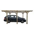 ALTANKA - Carport, abri de voiture  3.04x5.12 m - 15.56 m2 - couverture PVC  - CAR10PVCTR - vignette