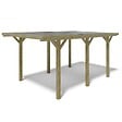 ALTANKA - Carport, abri de voiture  3.04x5.12 m - 15.56 m2 - couverture PVC  - CAR10PVCTR - vignette