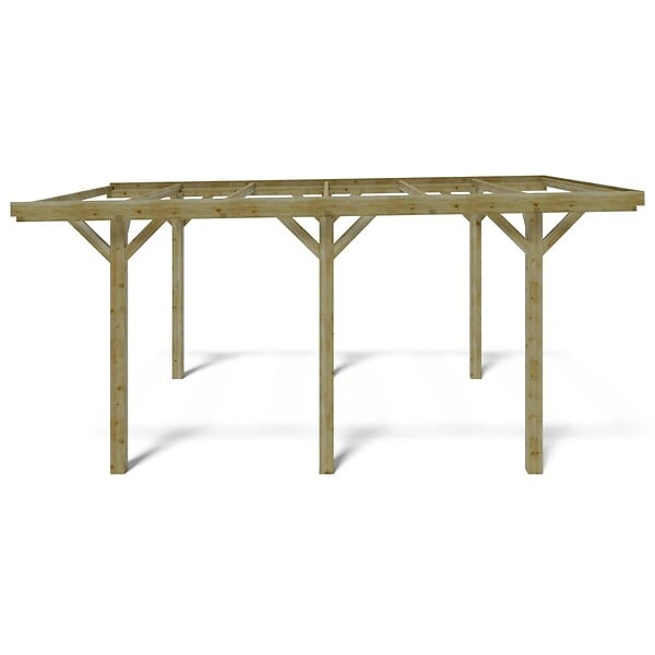 ALTANKA - Carport, abri de voiture  3.04x5.12 m - 15.56 m2 - CAR10 - large