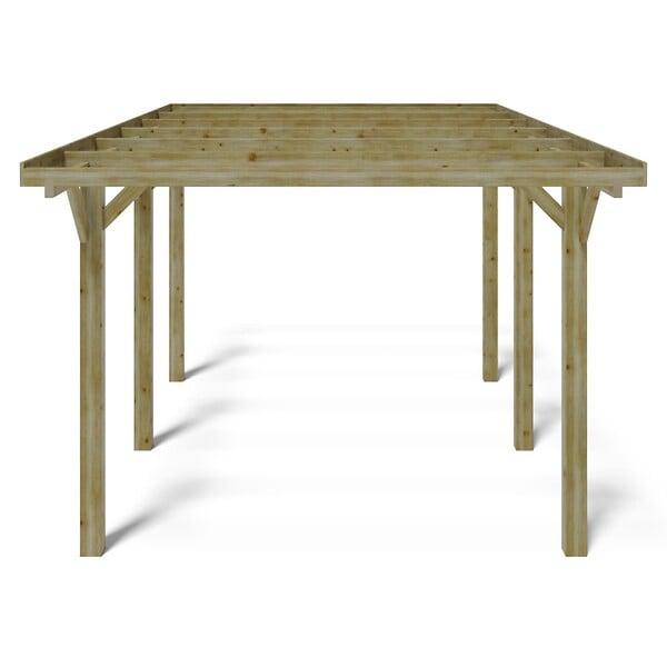 ALTANKA - Carport, abri de voiture  3.04x5.12 m - 15.56 m2 - CAR10 - large