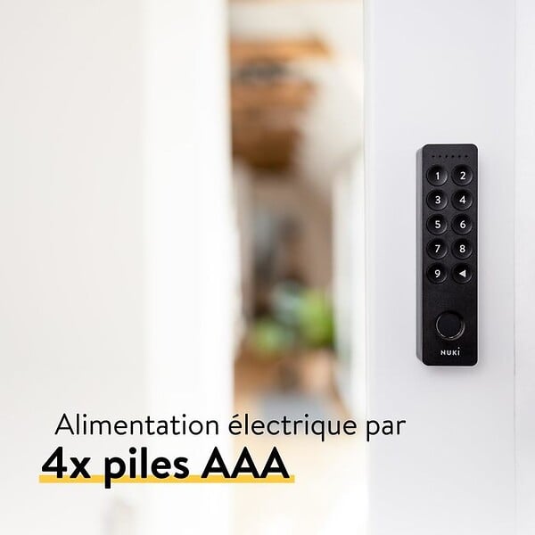 NUKI - Keypad 2 avec empreinte et code - large