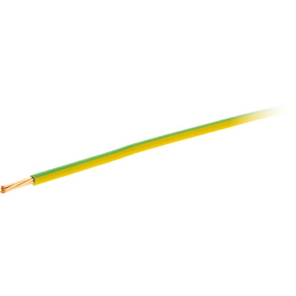 ZENITECH - Fil électrique HO7V-R 6mm² 100m - jaune/vert - Zenitech - large