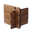 ALTANKA - Abri de jardin en bois - 12m2 - 4x3m - Traité - Ep. 28mm - Couleur: marron - DOM595 - vignette