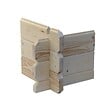 ALTANKA - Abri de jardin en bois - 25m2 - 5x5m - Ep. 28mm - Couleur: naturel - DOM591 - vignette