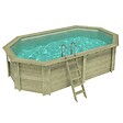 ALTANKA - Piscine hors sol en bois NEMO 5.79 x 3.49 - H.1.45 m, sable, fixations à sceller - BAS7304OSPI3 - vignette