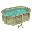 ALTANKA - Piscine hors sol en bois NEMO 4.3 x 3 - H.1.31 m, sable, fixations à visser - BAS7303OSPL3 - vignette