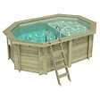 ALTANKA - Piscine hors sol en bois NEMO 4.3 x 3 - H.1.31 m avec plage, sable, fixations à visser - BAS7303OSPL3+PLA303 - vignette