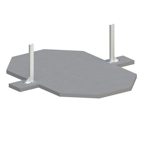 ALTANKA - Piscine hors sol en bois NEMO 4.3 x 3 - H.1.31 m, gris clair, fixations à visser - BAS7303OSPL2 - large