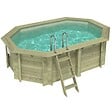 ALTANKA - Piscine hors sol en bois NEMO 4.3 x 3 - H.1.18 m, sable, fixations à visser - BAS7302OSPL3 - vignette