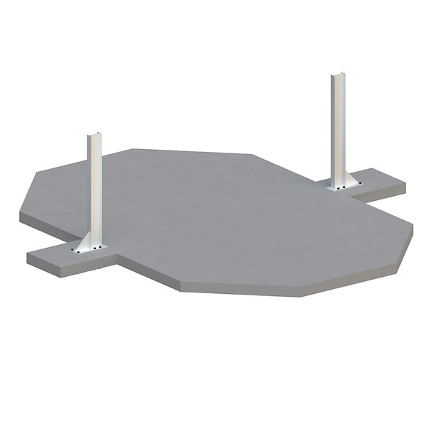 ALTANKA - Piscine hors sol en bois NEMO 5.79 x 3.49 - H.1.45 m avec plage, sable, fixations à visser - BAS7304OSPL3+PLA304 - large