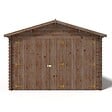 ALTANKA - Garage en bois - 21m2 - 3.5x6m - imprégné - Ep. 28mm - couleur: marron - GAR20 - vignette