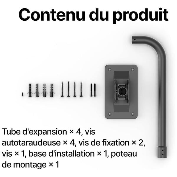 NAVIMOW - Kit de montage d’antenne pour robot tondeuse - large