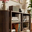 OVIALA - Buffet bohème 160 cm effet bois foncé - Marcus - vignette