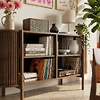 OVIALA - Buffet bohème 160 cm effet bois foncé - Marcus - vignette