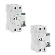 SIEMENS - SIEMENS Lot de 3 interrupteurs différentiels 30 mA – 40A Type A + 40A Type AC – CE / NF - vignette