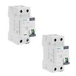 SIEMENS - SIEMENS Lot de 3 interrupteurs différentiels 30 mA – 40A Type A + 40A Type AC – CE / NF - vignette
