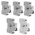 SIEMENS - SIEMENS Lot de 22 disjoncteurs modulaires Ph+N – 1×2A, 4×10A, 8×16A, 8×20A, 1×32A - vignette