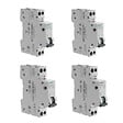 SIEMENS - SIEMENS Lot de 8 disjoncteurs modulaires Ph+N – 2×10A, 3×16A, 2×20A, 1×32A - vignette