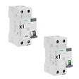 SIEMENS - SIEMENS Lot de 2 interrupteurs différentiels 30 mA – 40A Type A + 40A Type AC – CE / NF - vignette
