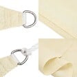 VIDAXL - vidaXL Voile d'ombrage 160 g/m² Crème 4,5x4,5x4,5 m PEHD - vignette