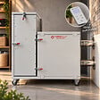 CS THERMOS - Poêle à granulés extérieur - Turbopellet Air 12 kW - Gris - vignette