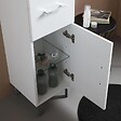 KIAMAMI VALENTINA - Barre D'appui Pour Salle De Bain En Acier Inoxydable De 45 Cm Pour Personnes Handicapées Blanc - vignette