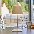 LUMISKY - Lampe de table sans fil ABBY Blanc H30cm - vignette