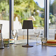 LUMISKY - Lampe de table sans fil ABBY Noir H30cm - vignette