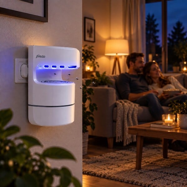 ALECTO - Lampe Anti Moustiques 4 W Piège à Insectes Volants jusqu'à 30 m² Intérieur Blanc Alecto - large