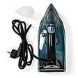NEDIS - Fer à repasser 2600W 25g/min semelle céramique réservoir 0,32 L chauffe 30s Noir & Bleu Vapeur verticale Nedis - vignette