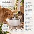 NEDIS - Fontaine à Eau pour Chat et Petit Chien 2L Filtre Pompe USB 40 dB 2 Filtres Inclus Abreuvoir Automatique Nedis - vignette