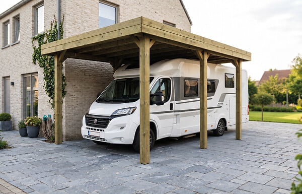 SOLID - CARPORT MODULAR 3064x5064x4225 - large