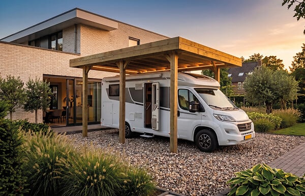 SOLID - CARPORT MODULAR 3064x5064x4225 - large