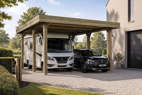 SOLID - CARPORT MODULAR 6064x5064x4250 - large