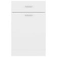 VIDAXL - vidaXL Armoire de plancher à tiroir "Lyon" Blanc 50x46x81,5cm - vignette