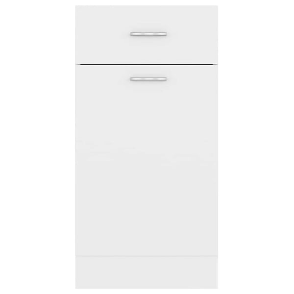 VIDAXL - vidaXL Armoire de plancher à tiroir "Lyon" Blanc 40x46x81,5cm - large